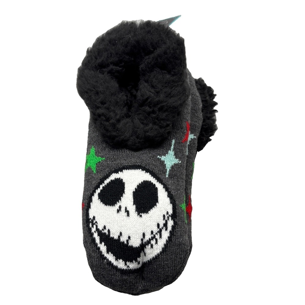 The Nightmare Before Christmas Disney Women's Holiday Slipper Socks Size 4-10